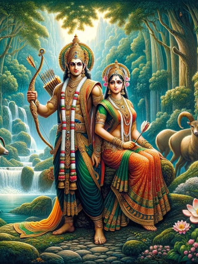 5 Beautiful Ram Sita Paintings