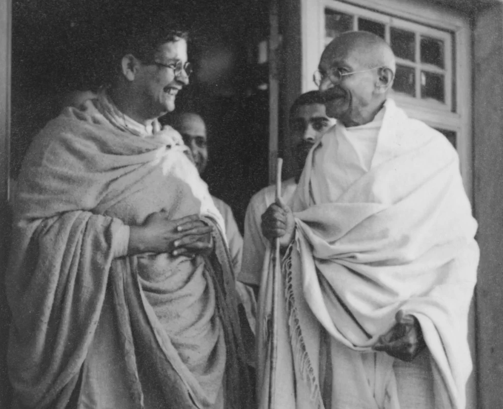 Nandala Bose and Mahatma Gandhi