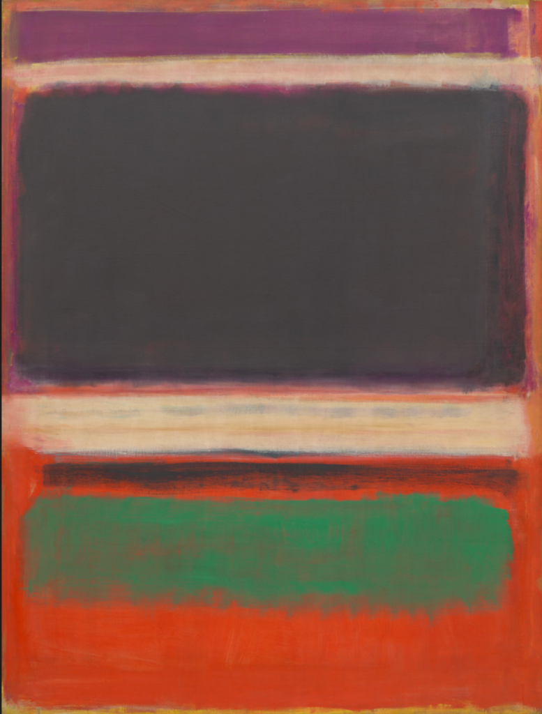 Harmony of colours in Rothko 