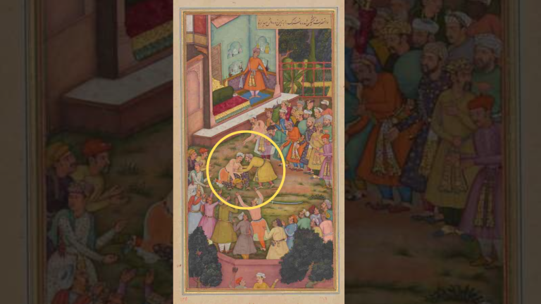 The Royal Brawl: Unveiling Akbar’s Mughal Persona Through a 17th-Century Painting