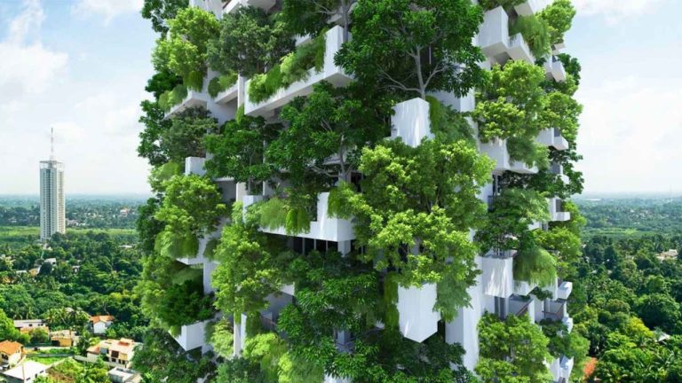 The Need for Urban Vertical Gardens in Space Saving Architecture