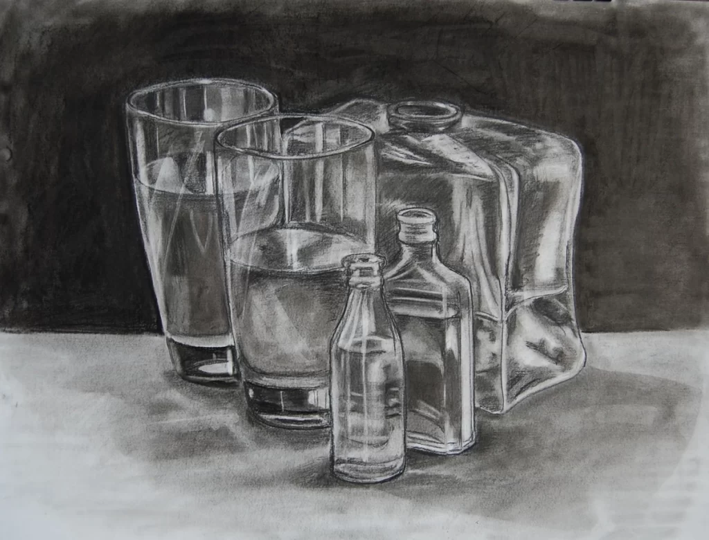 Drawing various glass 