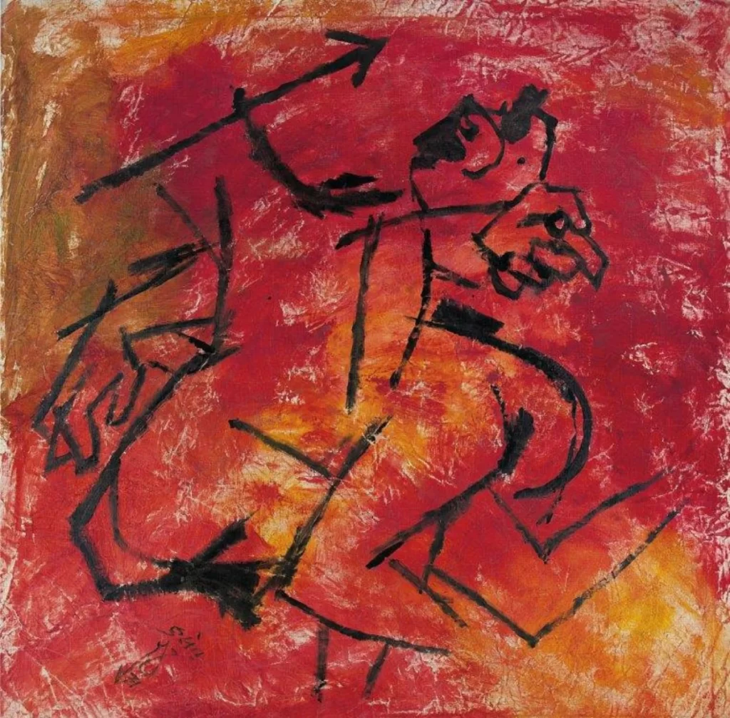 MF Husain - Yudha