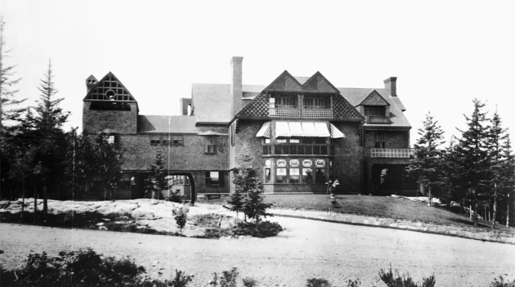 A Historical Shingle Architecture House 