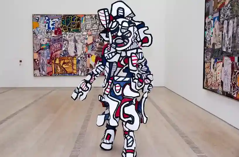 A performance of Jean Dubuffet's Coucou Bazar