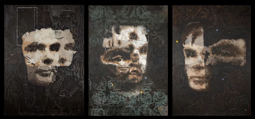 'AI' God Triptych 