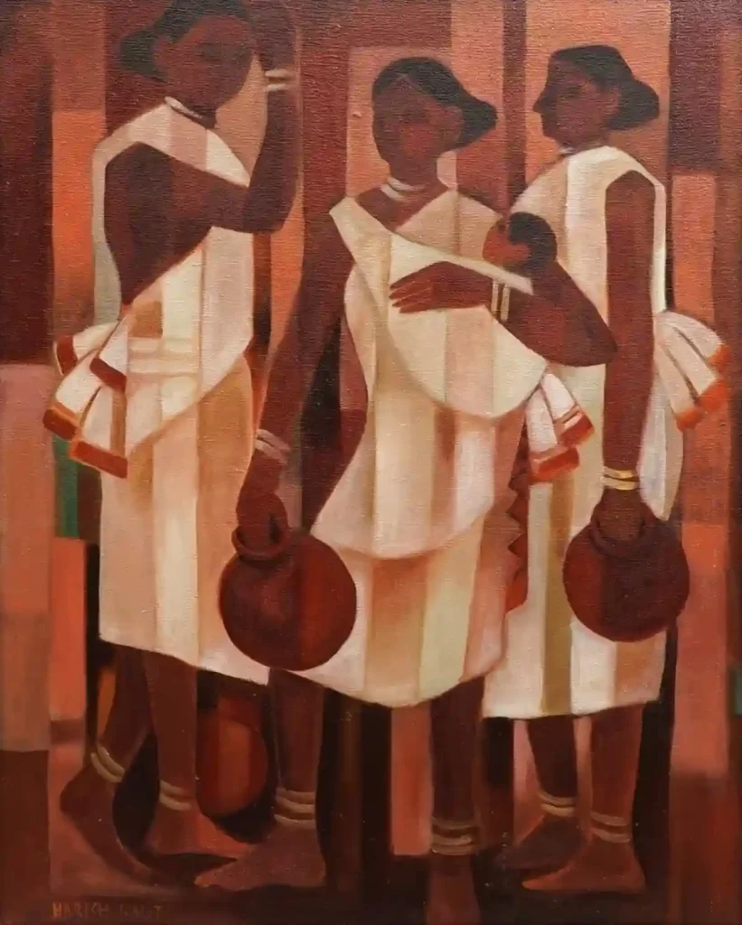 Harish Raut's Standing Women Figures 