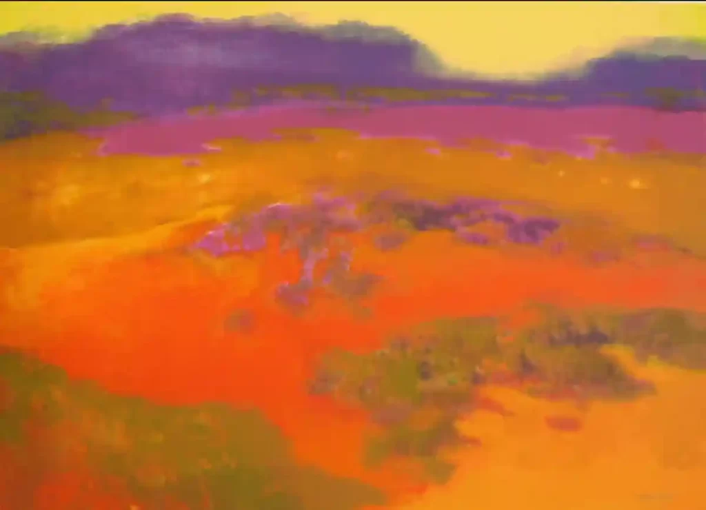 Richard Mayhew painting Summation 