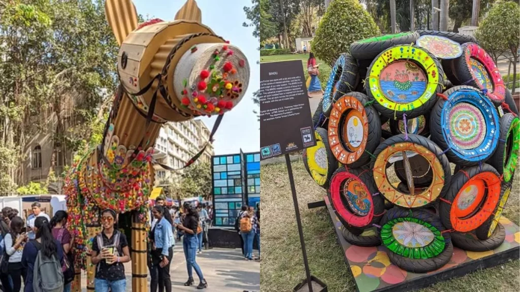 Sculptures at Kala Ghoda Art Festival 