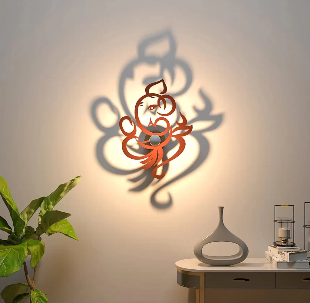 Shadow art of Ganesh 