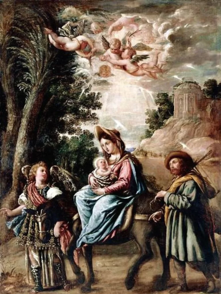 The Flight into Egypt by Juan de Pareja 