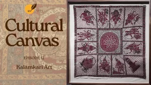 Kalamkari Art: traditional textile printing technique | Cultural Canvas | Episode 12 | Art with Abir