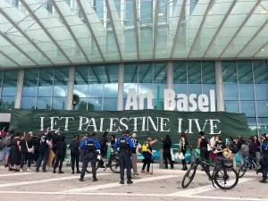 Protesters Call for Boycott of Art Basel Miami Beach Over City’s Investments in Israel