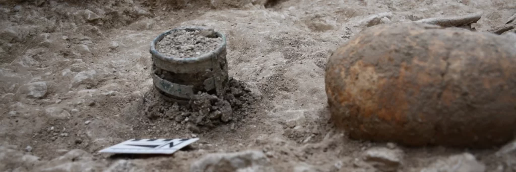 Artefacts ay a Burial Site