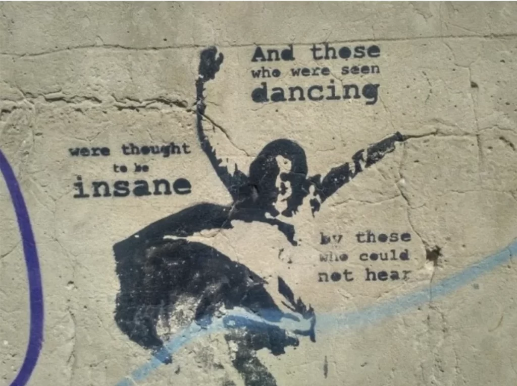 And those who were seen dancing – Nietzsche quote in Krakow