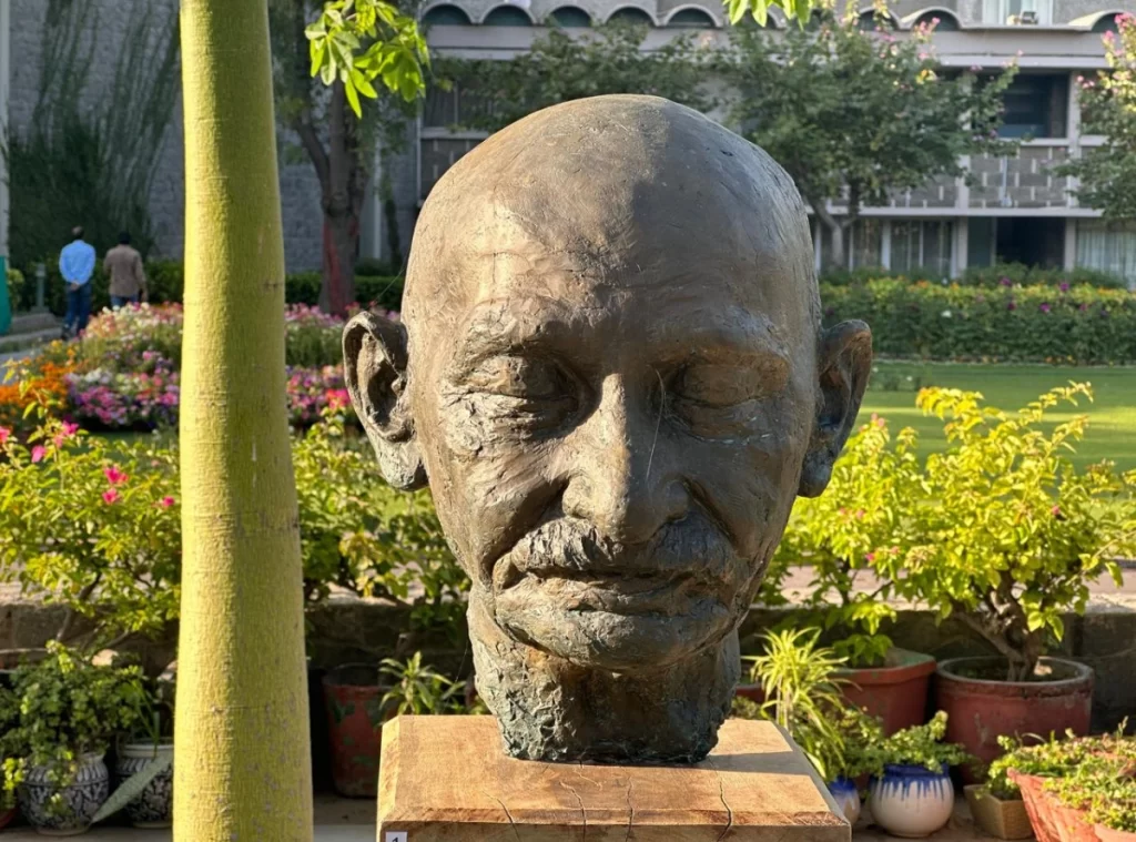 A Bust of Mahatma Gandhi