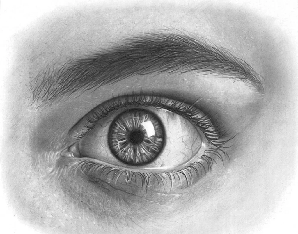 A Realistic Eye Drawing 