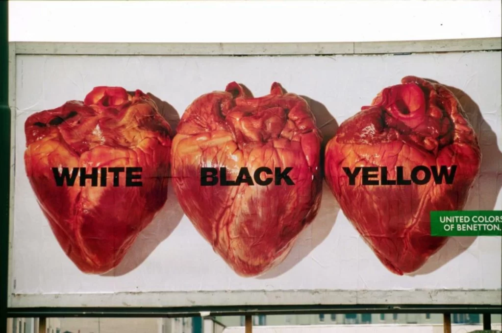 A poster showcasing three human heart 