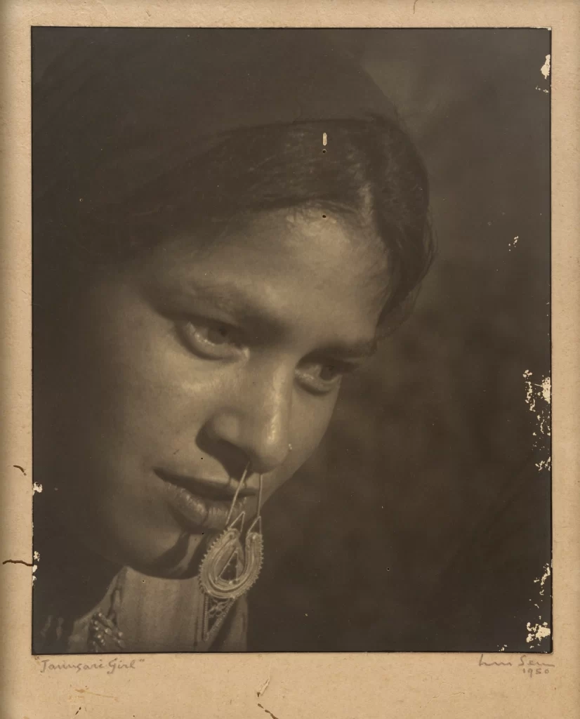 Jaunsari Girl (1950), Silver Gelatin print, 11.5x9.5 in.