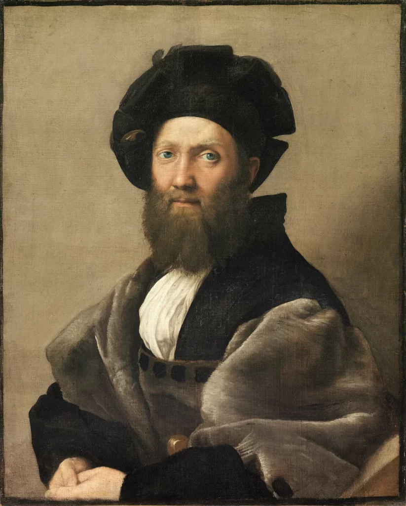 Baldassare Castiglione by Raphael. Courtesy: Elsa Lambert( Open Domain)